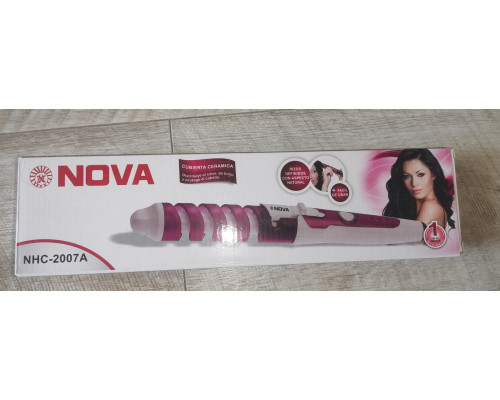 Распродажа Плойка для волос Nova NHC-2007А вертикальные локоны белая