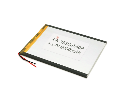 Літій-полімерний акумулятор 3.5*100*140mm (Li-ion 3.7В 8000мА·год)