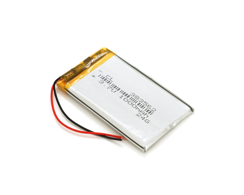 Літій-полімерний акумулятор 3.8*35*62mm (Li-ion 3.7В 1000мА·год)
