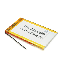 Літій-полімерний акумулятор 3*55*88mm (Li-ion 3.7В 3000мА·ч)