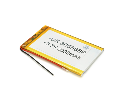 Літій-полімерний акумулятор 3*55*88mm (Li-ion 3.7В 3000мА·ч)