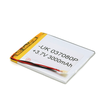 Літій-полімерний акумулятор 3*70*80mm (Li-ion 3.7В 3000мА·год)