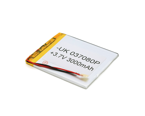 Літій-полімерний акумулятор 3*70*80mm (Li-ion 3.7В 3000мА·год)