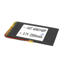 Літій-полімерний акумулятор 4*60*140mm (Li-ion 3.7В 2500мА·год)