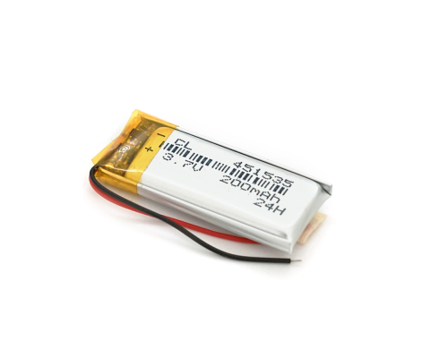 Літій-полімерний акумулятор 4,5*15*35mm 3,7V (Li-ion 3.7В 200мА·год)