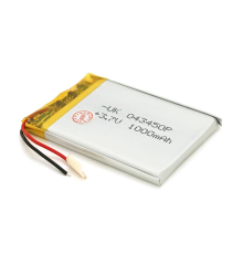 Літій-полімерний акумулятор 4*34*50mm 3,7V (Li-ion 3.7В 650мА·год)