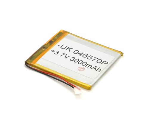 Літій-полімерний акумулятор 4*65*70mm (Li-ion 3.7В 3000мА·год)