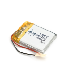 Літій-полімерний акумулятор 4*25*30mm (Li-ion 3.7В 300мА·год)