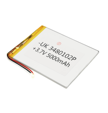 Літій-полімерний акумулятор 4*80*102mm 3,7V (Li-ion 3.7В 5000мА·год)