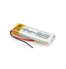 Літій-полімерний акумулятор 4*12*35mm (Li-ion 3.7В 120мА·год)