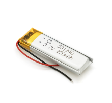 Літій-полімерний акумулятор 5*12*40mm (Li-ion 3.7В 220мА·год)