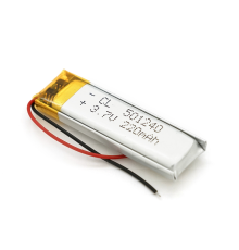 Літій-полімерний акумулятор 5*12*40mm (Li-ion 3.7В 220мА·год)