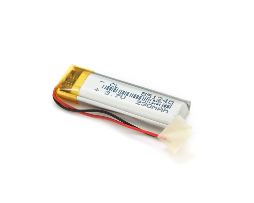 Літій-полімерний акумулятор 5,5*12*40mm (Li-ion 3.7В 230мА·год)