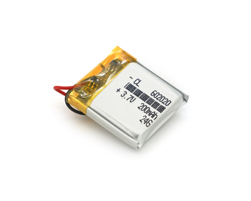 Літій-полімерний акумулятор 6*20*20mm (Li-ion 3.7В 200мА·год)