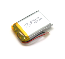 Літій-полімерний акумулятор 8*30*40mm (Li-ion 3.7В 1200мА·год)