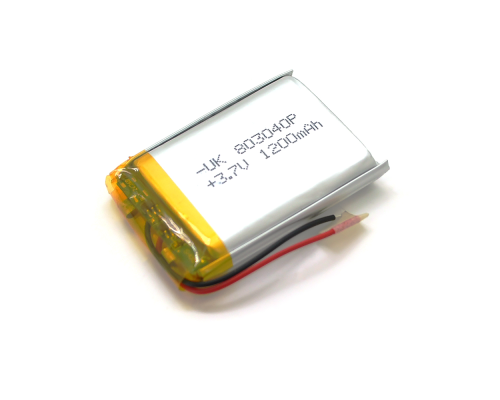 Літій-полімерний акумулятор 8*30*40mm (Li-ion 3.7В 1200мА·год) Літій-полімерний акумулятор 8*30*40mm (Li-ion 3.7В 1200мА·год)