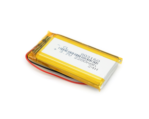 Літій-полімерний акумулятор 8*31*60mm (Li-ion 3.7В 2200мА·год)
