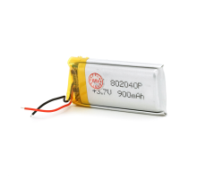 Літій-полімерний акумулятор 8*20*40mm (Li-ion 3.7В 900мА·год)