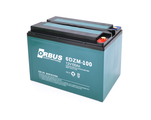 Акумуляторна батарея ORBUS 6-DZM-100 12V 100 Ah (215 x 140 x 165) 16,5kg Q1/48