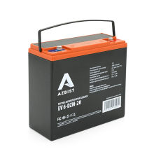 Тягова акумуляторна батарея AGM AZBIST 6-DZM-20, 12V 20Ah M4 (181х77х167 мм) Q3