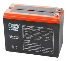 Тягова акумуляторна батарея AGM OUTDO 6-DZM-35 (EVF-35), 12V 35Ah, (223 х 105 х 174), Q1