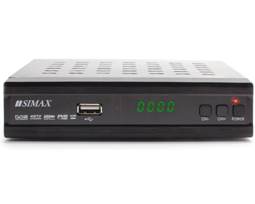 Ресивер (тюнер) IPTV DVB-T2 SIMAX Metal Blue/Silver KL1801 Ресивер (тюнер) IPTV DVB-T2 SIMAX Metal Blue/Silver KL1801