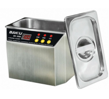 Ультразвукова ванна BAKKU BK3550 Два режими роботи (30W та 50W), металевий корпус, металева кришка