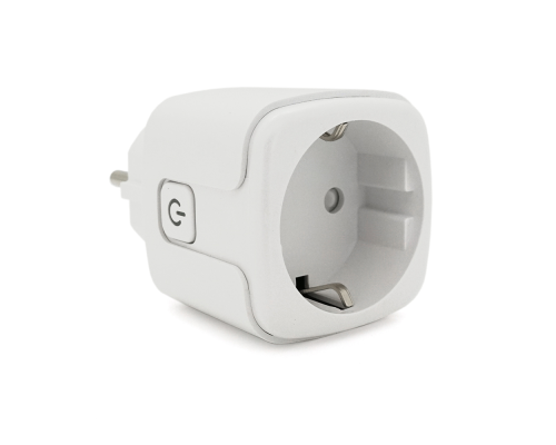 WI-FI розетка 16A+ лічильник електроенергії, White, Box