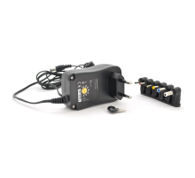 Універсальний БП Input 100V-240V 50-60Mhz, Output :3V-12V-2.A 24W, 6 Г-подібних роз'ємів 2.35*0.75/ 3.0*1.1/3.5*1.35/4.0*1.7 /5.5 BOX