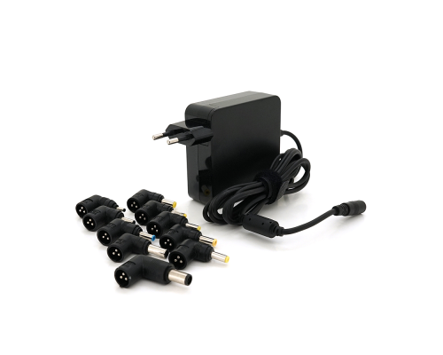 Універсальний БЖ Input 100V-240V 50-60Mhz, Output :15V/20V, 90W, корпус-пластмаса, ручне регулювання, 10 Г-подібних роз'ємів, BOX