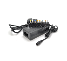 Універсальний БП HQ-Tech LDAC-70W, 70W, корпус - пластмаса, ручне регулювання, 8 Г-подібних роз'ємів, BOX