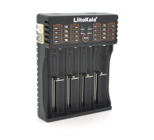ЗУ універсальне Liitokala lii-402, 4 канали, LCD дисплей, підтримує Li-ion, Ni-MH та Ni-Cd AA (R6), ААA (R03), AAAA, С (R14)