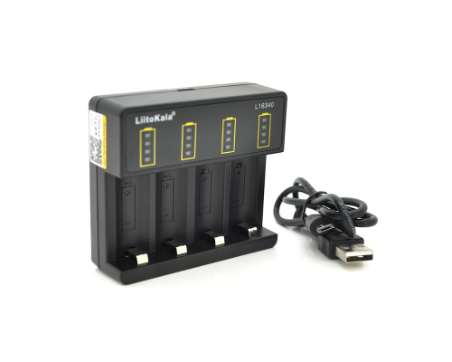 Зарядний пристрій LiitoKala Lii-16340 для Li-Ion акумуляторів 5V 2A, BOX ТІЛЬКИ ДЛЯ 16340 (RCR123)