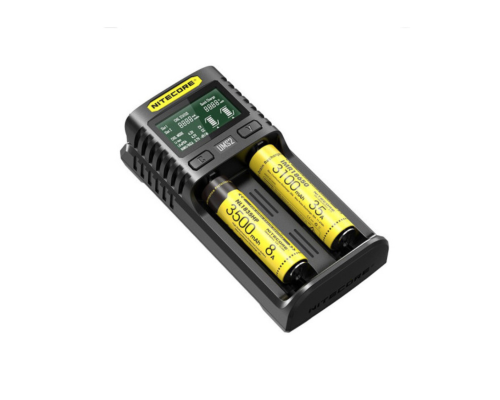 Зарядний пристрій універсальний Nitecore Digicharger UM2, 2 канали, LCD дисплей, підтримує Li-ion, Ni-MH та Ni-Cd AA (R6), ААA (R03), С (R14) Зарядний пристрій універсальний Nitecore Digicharger UM2, 2 канали, LCD дисплей, підтримує Li-ion, Ni-MH та Ni-Cd AA (R6), ААA (R03), С (R14)