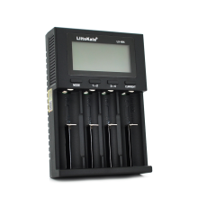 ЗУ універсальне Liitokala Lii-M4, 4 канали, 5V Type C, LED display, підтримує Li-ion, 3.7V/1.2V AA/AAA 18650/26650/16340/14500/10440/18500
