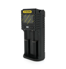 Зарядний пристрій універсальний Nitecore Digicharger UMS2, 2 канали, LCD дисплей, підтримує Li-ion, Ni-MH та Ni-Cd AA (R6), ААA (R03), С (R14)