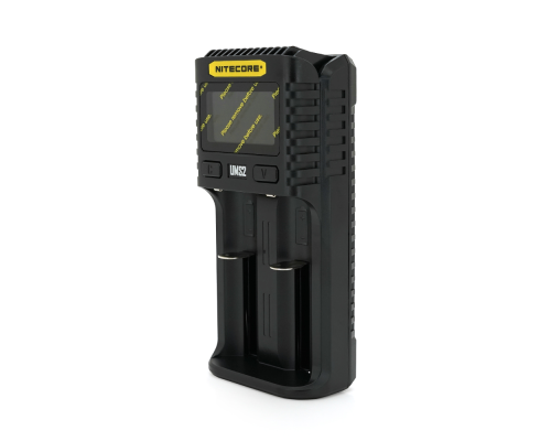 Зарядний пристрій універсальний Nitecore Digicharger UMS2, 2 канали, LCD дисплей, підтримує Li-ion, Ni-MH та Ni-Cd AA (R6), ААA (R03), С (R14)