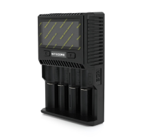 Зарядний пристрій універсальний Nitecore SC4, 4 канали, LCD дисплей, підтримує Li-ion, Ni-MH та Ni-Cd AA (R6), ААA (R03), AAAA, С (R14), 3A