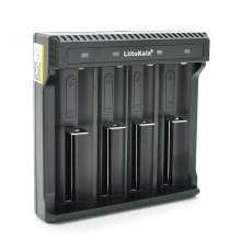 ЗУ універсальне Liitokala Lii-L4, 4 канали, LED індикація, підтримує Li-ion, 10430/10440/14500/16340/17670/18500/18650/26650/25500/26700