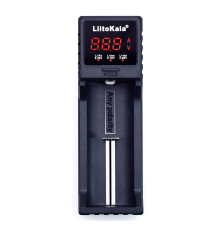 ЗУ універсальне Liitokala Lii-S1,1 канал, LCD дисплей, підтримує Li-ion, Ni-MH та Ni-Cd AA (R6), ААA (R03), AAAA, С (R14)