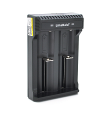 ЗУ універсальне Liitokala Lii-L2, 2 канали, LED індикація, підтримує Li-ion, 10430/10440/14500/16340/17670/18500/18650/26650/25500/26700