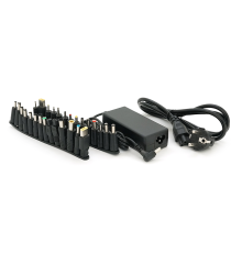Універсальний БЖ 19V 3.42A 70W, корпус - пластмаса, ручне регулювання, 28 роз'ємів BOX