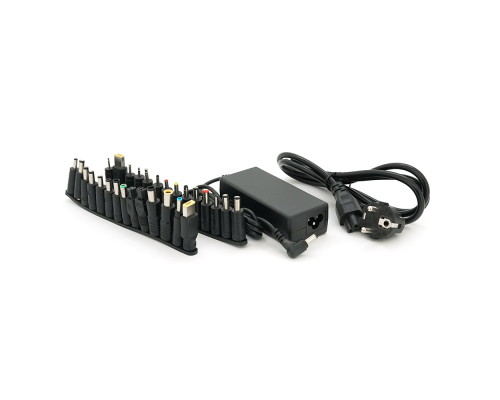 Універсальний БЖ 19V 3.42A 70W, корпус - пластмаса, ручне регулювання, 28 роз'ємів BOX