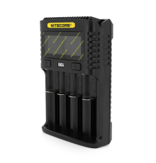 Зарядний пристрій універсальний Nitecore Digicharger UMS4, 4 канали, LCD дисплей, підтримує Li-ion, Ni-MH і Ni-Cd AA (R6), ААA (R03), С (R14)