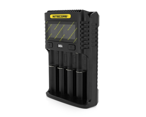 Зарядний пристрій універсальний Nitecore Digicharger UMS4, 4 канали, LCD дисплей, підтримує Li-ion, Ni-MH і Ni-Cd AA (R6), ААA (R03), С (R14)