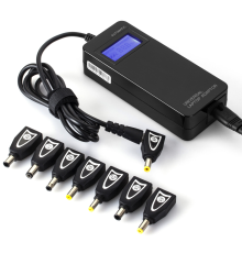 Універсальне СЗУ 90W, корпус - пласт, ручне регулювання, 8 роз'ємів,T2 LCD - дисплей, BOX