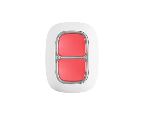 Бездротова екстрена кнопка Ajax DoubleButton white