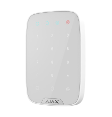 Бездротова сенсорна клавіатура Ajax KeyPad white
