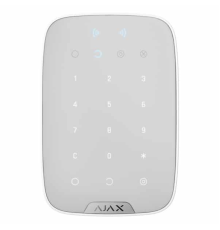 Бездротова сенсорна клавіатура з RFID-зчитувачем та підтримкою Bluetooth Ajax KeyPad Plus white