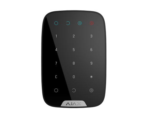 Бездротова сенсорна клавіатура Ajax KeyPad black Бездротова сенсорна клавіатура Ajax KeyPad black